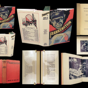 1931 Frankenstein 1st ed Mary Shelley Classic Horror Novel Photoplay Illustrated