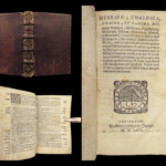 1565 Robert Estienne BIBLE Index PLANTIN Greek Hebrew Latin Aramaic Antwerp RARE