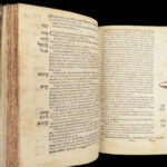 1565 Robert Estienne BIBLE Index PLANTIN Greek Hebrew Latin Aramaic Antwerp RARE