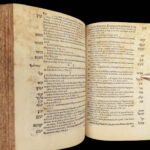 1565 Robert Estienne BIBLE Index PLANTIN Greek Hebrew Latin Aramaic Antwerp RARE
