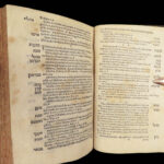 1565 Robert Estienne BIBLE Index PLANTIN Greek Hebrew Latin Aramaic Antwerp RARE
