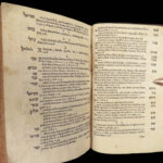 1565 Robert Estienne BIBLE Index PLANTIN Greek Hebrew Latin Aramaic Antwerp RARE