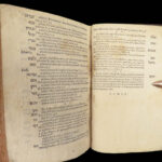 1565 Robert Estienne BIBLE Index PLANTIN Greek Hebrew Latin Aramaic Antwerp RARE
