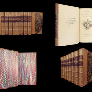 1872 MOLIERE French Literature Misanthrope School for Wives Theater Pauly 8v SET