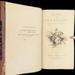 1872 MOLIERE French Literature Misanthrope School for Wives Theater Pauly 8v SET