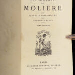 1872 MOLIERE French Literature Misanthrope School for Wives Theater Pauly 8v SET