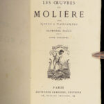 1872 MOLIERE French Literature Misanthrope School for Wives Theater Pauly 8v SET