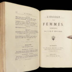 1872 MOLIERE French Literature Misanthrope School for Wives Theater Pauly 8v SET