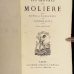1872 MOLIERE French Literature Misanthrope School for Wives Theater Pauly 8v SET