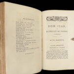 1872 MOLIERE French Literature Misanthrope School for Wives Theater Pauly 8v SET