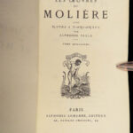 1872 MOLIERE French Literature Misanthrope School for Wives Theater Pauly 8v SET