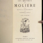 1872 MOLIERE French Literature Misanthrope School for Wives Theater Pauly 8v SET