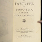 1872 MOLIERE French Literature Misanthrope School for Wives Theater Pauly 8v SET
