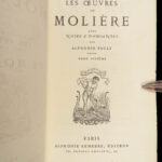 1872 MOLIERE French Literature Misanthrope School for Wives Theater Pauly 8v SET