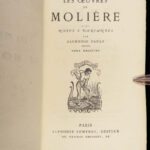 1872 MOLIERE French Literature Misanthrope School for Wives Theater Pauly 8v SET