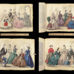 1862 Godey Lady’s Book American FASHION Magazine Illustrated Dress Costume Crafts