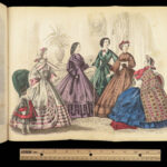 1862 Godey Lady’s Book American FASHION Magazine Illustrated Dress Costume Crafts
