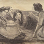 1862 Godey Lady’s Book American FASHION Magazine Illustrated Dress Costume Crafts