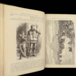 1885 EXQUISITE British Battles on Land & Sea Illustrated England Military WAR 4v