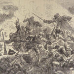 1885 EXQUISITE British Battles on Land & Sea Illustrated England Military WAR 4v