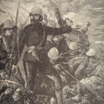 1885 EXQUISITE British Battles on Land & Sea Illustrated England Military WAR 4v