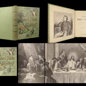 1888 BIBLE Gallery Gustave Dore ART Illustrated Old/New Testament Bible Scenes