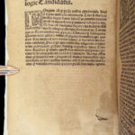 1520 Thomas Aquinas Quodlibets post Incunable Catholic Bible Theology Giunta RARE