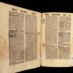 1520 Thomas Aquinas Quodlibets post Incunable Catholic Bible Theology Giunta RARE