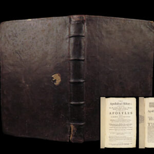 1672 History of Apostles by Cradock 1st PURITAN New Testament BIBLE Commentary