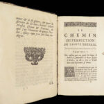 1690 Catholic Saint Teresa Avila Way of Perfection Mystic Spanish Carmelite Nun