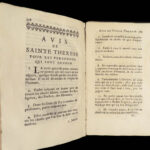 1690 Catholic Saint Teresa Avila Way of Perfection Mystic Spanish Carmelite Nun