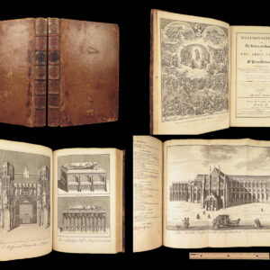 1742 John Dart on Westminster Abbey & Cathedral | 100+ Royal Arms Engravings