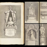 1742 John Dart on Westminster Abbey & Cathedral | 100+ Royal Arms Engravings