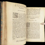 1582 Bible & Letters of Saint Jerome Catholic Church History Asceticism RARE 1st