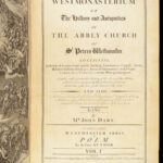 1742 John Dart on Westminster Abbey & Cathedral | 100+ Royal Arms Engravings