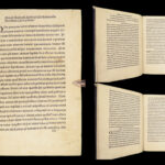 1504 Saint Ambrose Bishop of Milan Bible Miracles Post Incunable Jean Petit