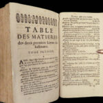 1694 LAW Justinian Institutes Codex Rome Corpus Juris Ferriere Commentary 2v