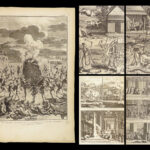 1739 PICART Religious Ceremonies Customs INCA Hindu Torture Catholic Eucharist