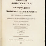 1814 Practical Agriculture by Dickson | FARMING Illustrated Husbandry 2v SET