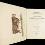 1814 Practical Agriculture by Dickson | FARMING Illustrated Husbandry 2v SET