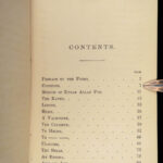 1859 Edgar Allan Poe Illustrated The Raven Bells Lenore OCCULT Horror Macabre