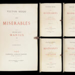 1862 EARLY Les Misérables Victor HUGO French Classic Literature 10v Pagnerre