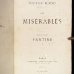 1862 EARLY Les Misérables Victor HUGO French Classic Literature 10v Pagnerre