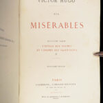 1862 EARLY Les Misérables Victor HUGO French Classic Literature 10v Pagnerre