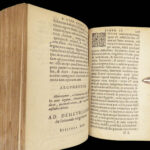 1582 Bible & Letters of Saint Jerome Catholic Church History Asceticism RARE 1st