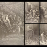 1888 Divine Comedy 1st ed by DANTE Alighieri Illustrated by Gustave DORE Art