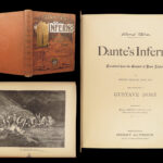 1888 Divine Comedy 1st ed by DANTE Alighieri Illustrated by Gustave DORE Art