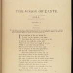 1888 Divine Comedy 1st ed by DANTE Alighieri Illustrated by Gustave DORE Art