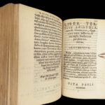 1582 Bible & Letters of Saint Jerome Catholic Church History Asceticism RARE 1st