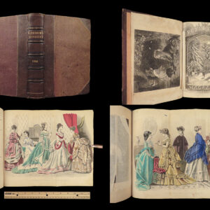 1869 1st ed Peterson’s Magazine | American FASHION Clothing Hairstyles Crafts